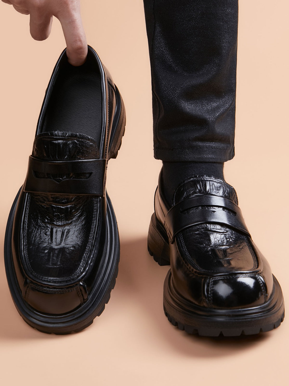 Handcrafted genuine leather shoes product view