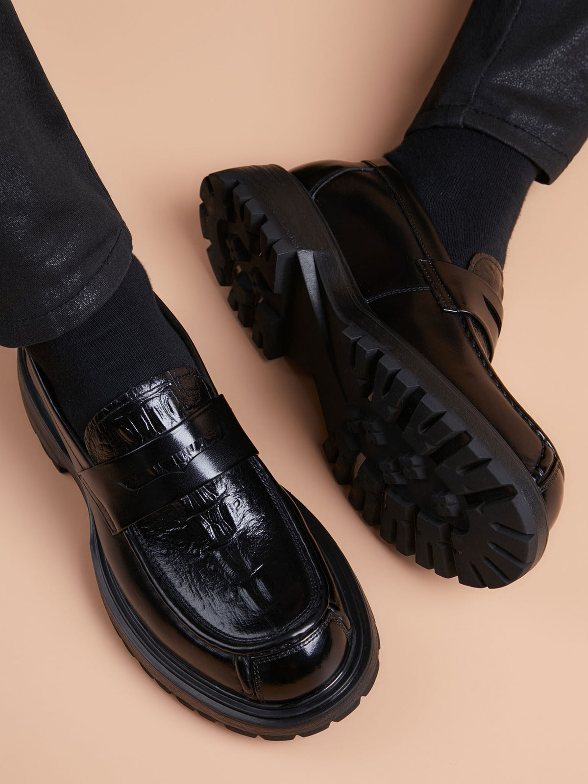 Handcrafted genuine leather shoes product view