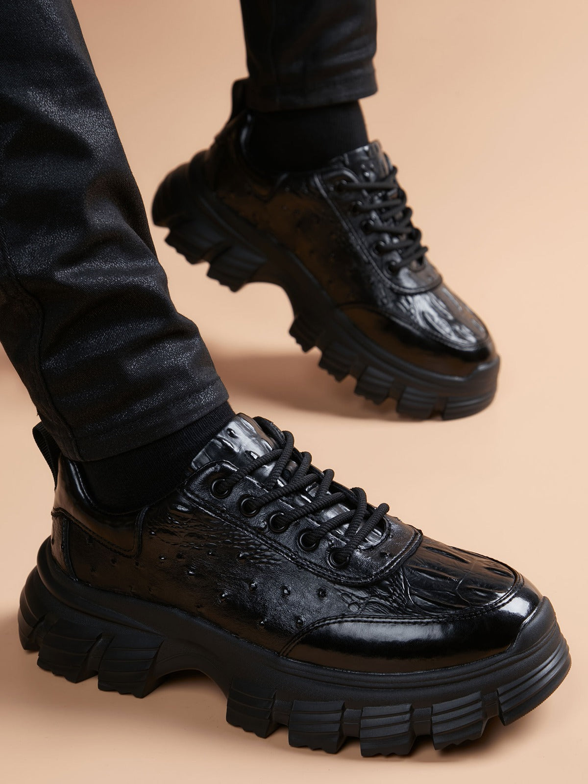 Handcrafted genuine leather shoes product view