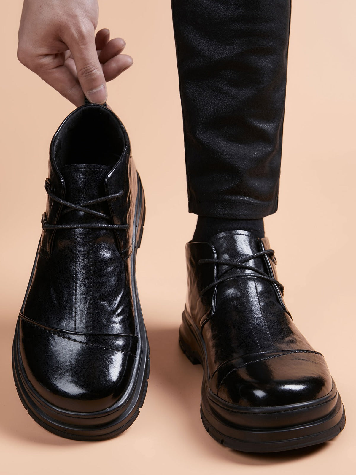 Handcrafted Genuine Leather Men's Dress Shoes - product view 2