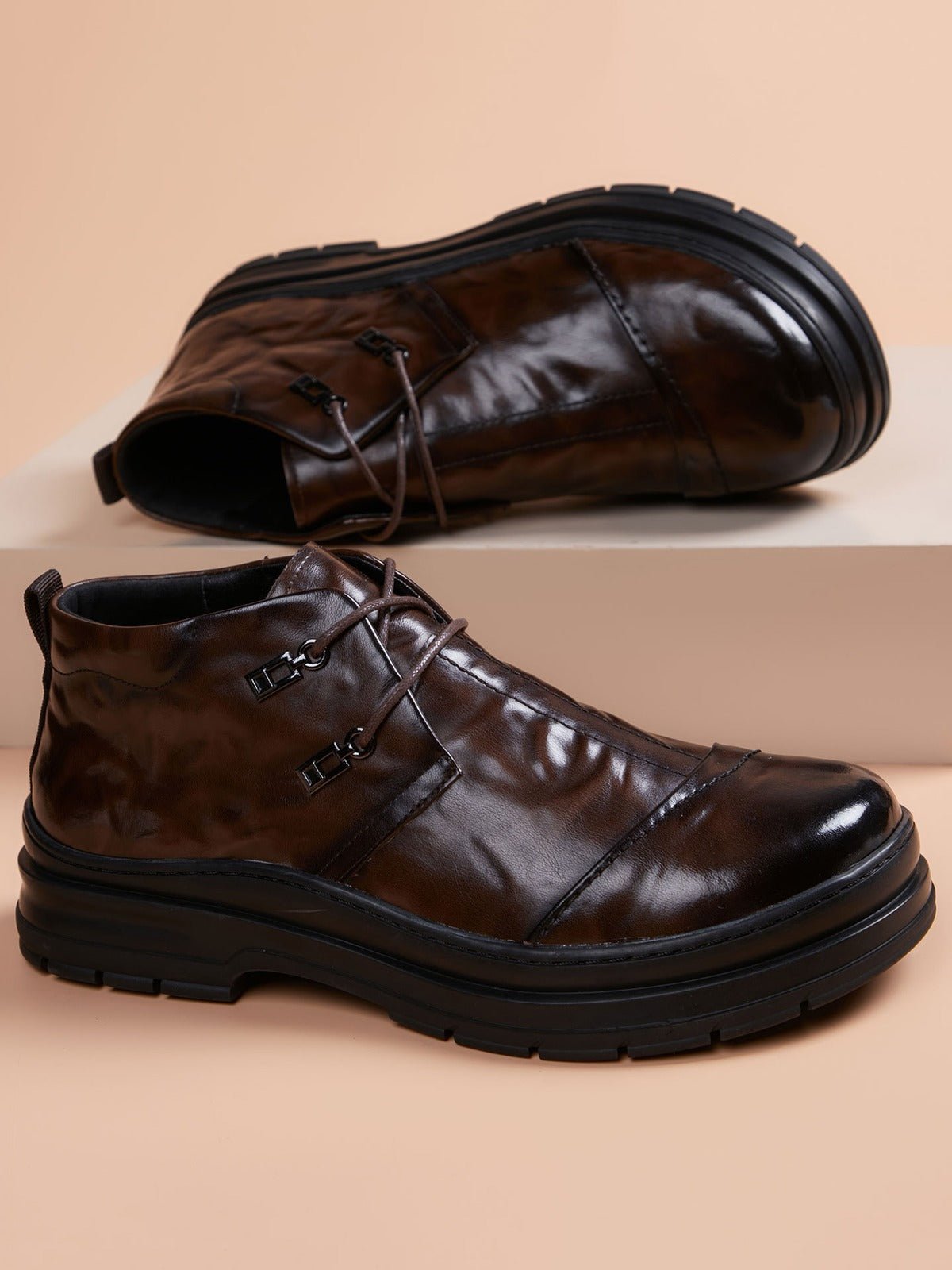 Handcrafted Genuine Leather Men's Dress Shoes - product view 5